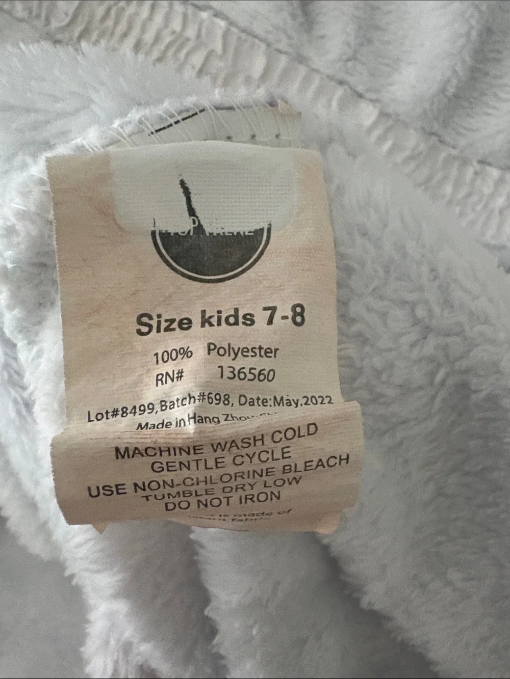 Kids' Tie-Dye Plush Bathrobe - Multicolor